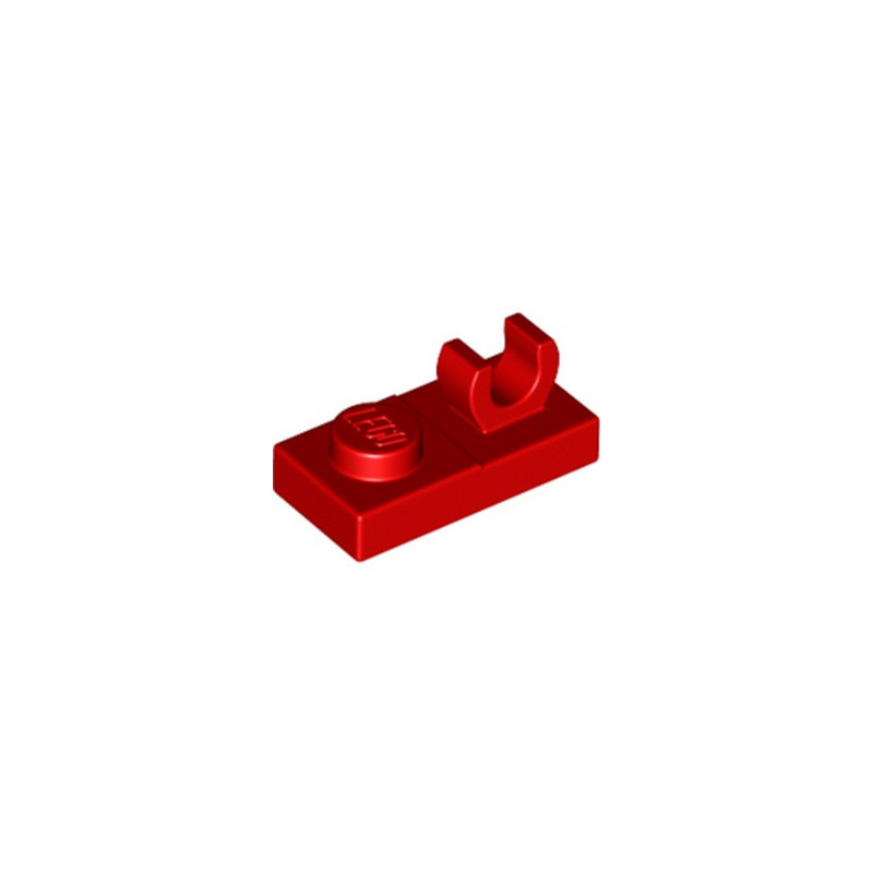 LEGO 4597713 PLATE 1X2 W. VERTICAL GRIP - ROUGE