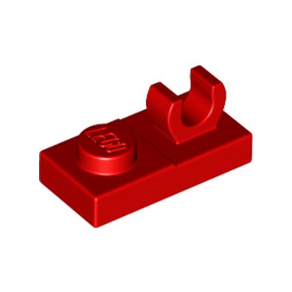 LEGO 4597713 PLATE 1X2 W. VERTICAL GRIP - ROUGE