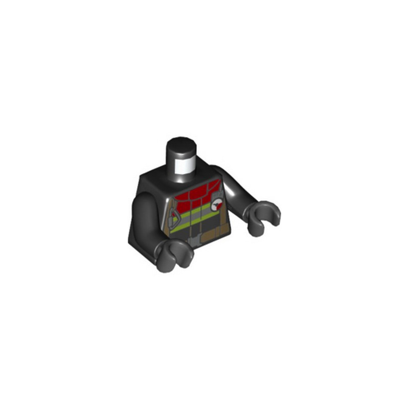 LEGO 6332022 FIREFIGHTER TORSO - BLACK