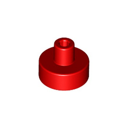 LEGO 6215539 ROND 1X1 AVEC PIN - ROUGE