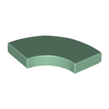 LEGO 6299637 PLATE LISSE 2X2 1/4 ROND - SAND GREEN