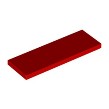 LEGO 6335578 FLAT TILE 2X6 - RED