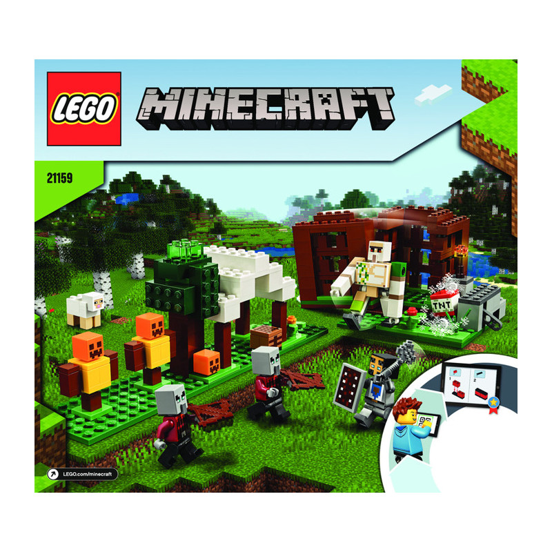 Instrucciones Lego Minecraft 21159