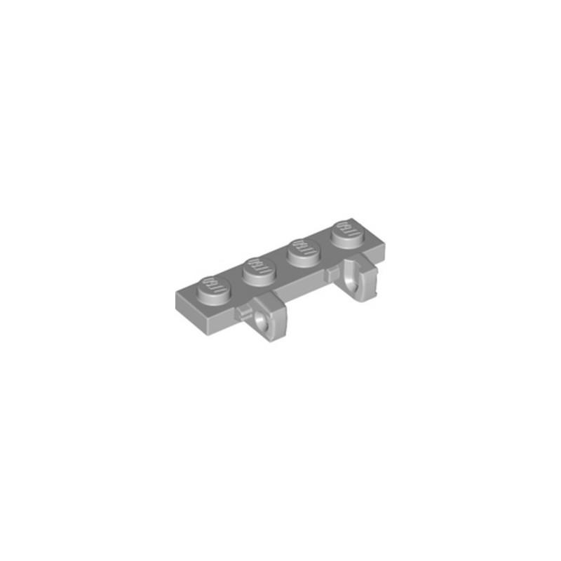 LEGO 4211840 PLATE 1X4 W/STUMPS VERTICAL - MEDIUM STONE GREY