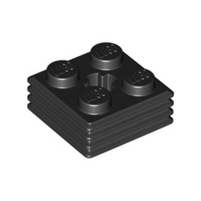 LEGO 6325254 DESIGN PLATE 2X2X2/3 - BLACK