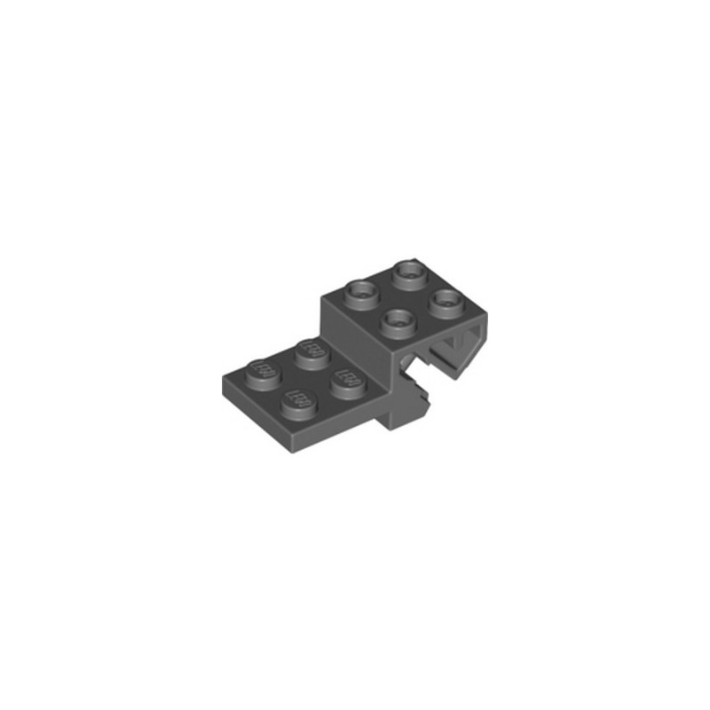 LEGO 6325271 SUPPORT ROUE 2X4X1 - DARK STONE GREY