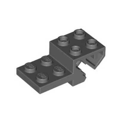 LEGO 6325271 SUPPORT ROUE 2X4X1 - DARK STONE GREY