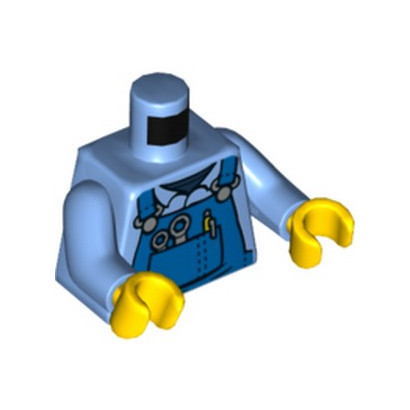 LEGO 6283869 MECHANIC MEDIUM BLUE TORSO