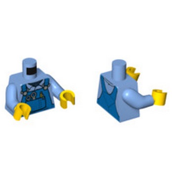 LEGO 6283869 MECHANIC MEDIUM BLUE TORSO