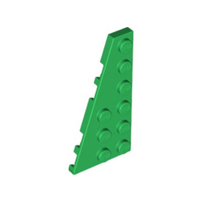 LEGO 6328332 LEFT PLATE 3X6 W ANGLE - DARK GREEN