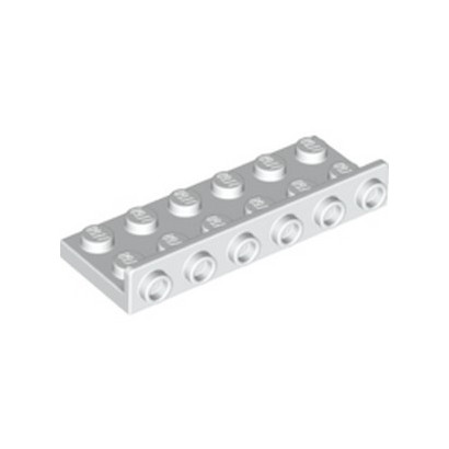 LEGO 6288332 BRIQUE PLATE 2X6, W/1.5 PLATE 1X6 - BLANC
