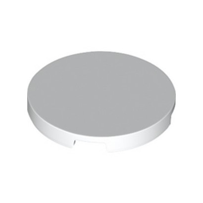 LEGO 6300017 PLATE LISSE ROND 3X3 - BLANC