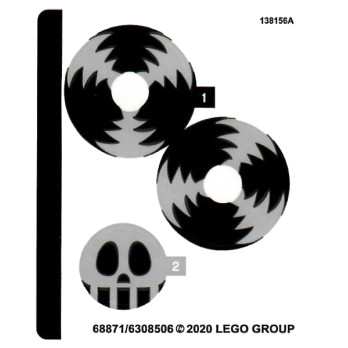 Stickers / Autocollant Lego® Minions - 75549