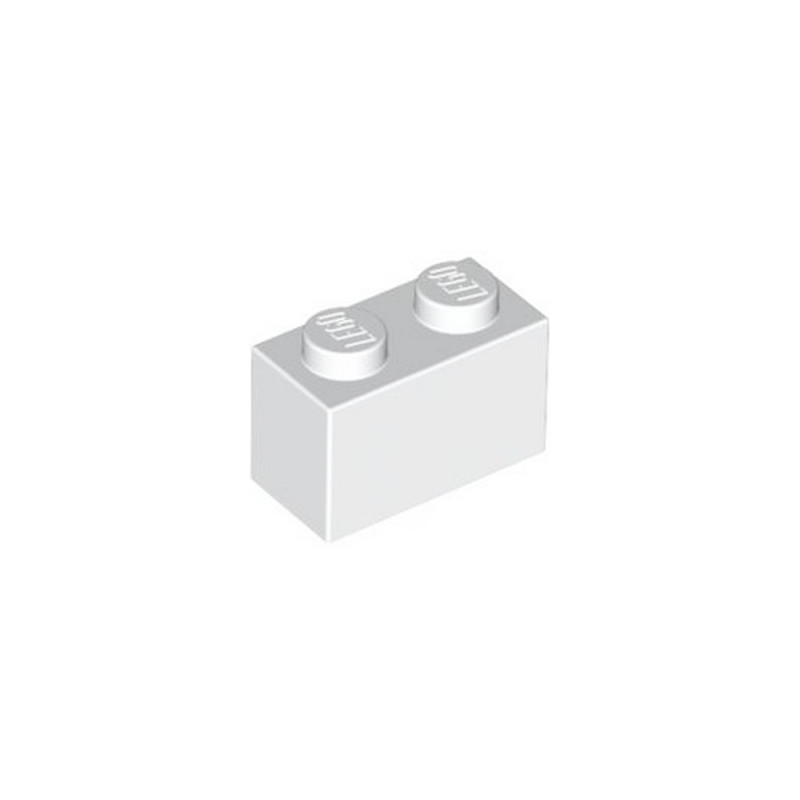 LEGO 300401 BRICK 1X2 - WHITE