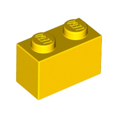 LEGO 4613966 BRIQUE 1X2 - JAUNE