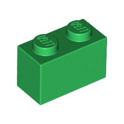 LEGO 4107736 BRICK 1X2 - DARK GREEN