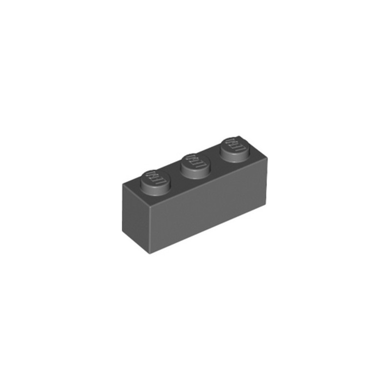 LEGO 4211104 BRIQUE 1X3 - DARK STONE GREY