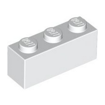 brique blanche 1x3 362201 pièce détachée Lego 