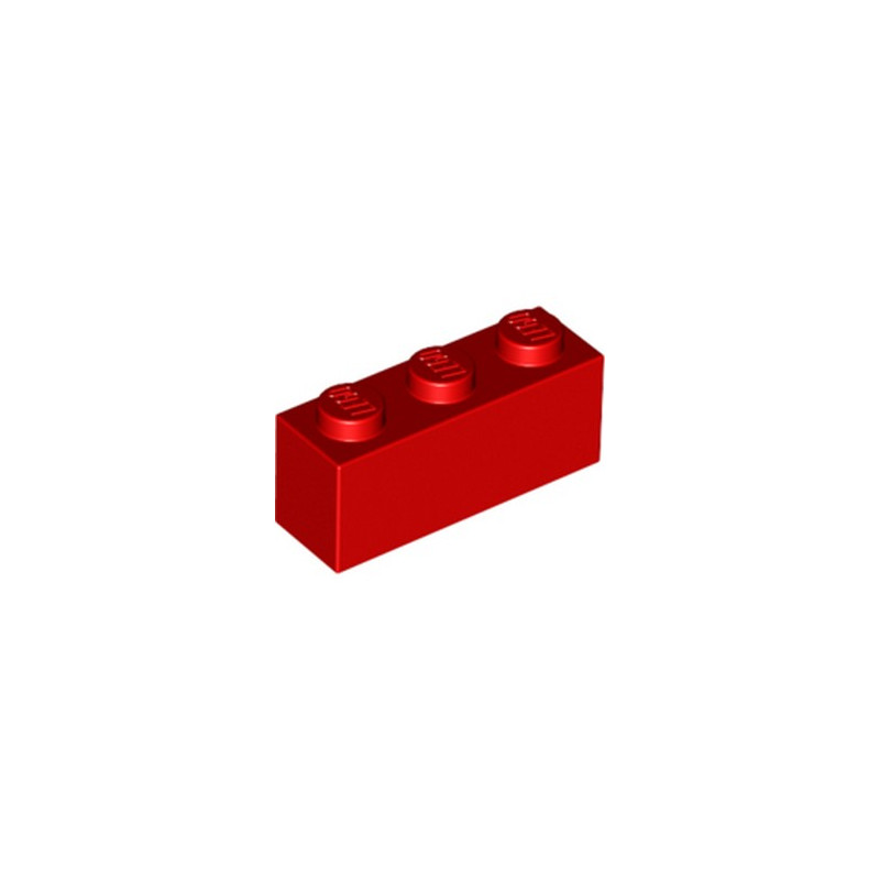 LEGO 362221 BRIQUE 1X3 - ROUGE