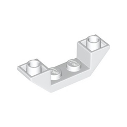 LEGO 6338001 ROOF TILE 1X4, INV., DEG. 45, W/ CUTOUT - WHITE