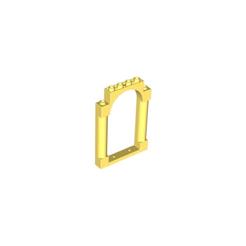 LEGO 6249064 WALL 1X6X7 WITH ARCH - COOL YELLOW
