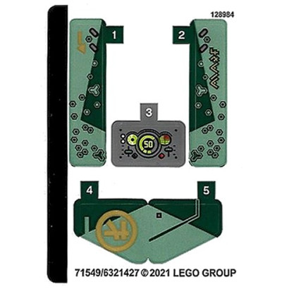 Stickers / Autocollant Lego® Ninjago - 71745