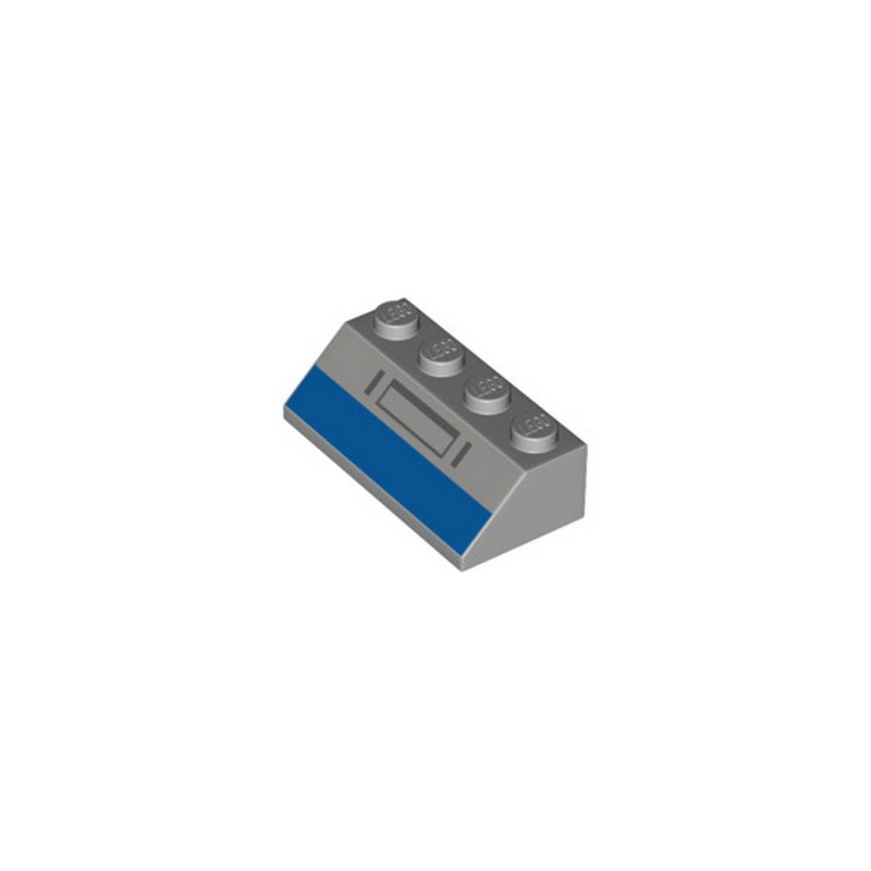 LEGO 6328203 TUILE 2X3 IMPRIME - MEDIUM STONE GREY