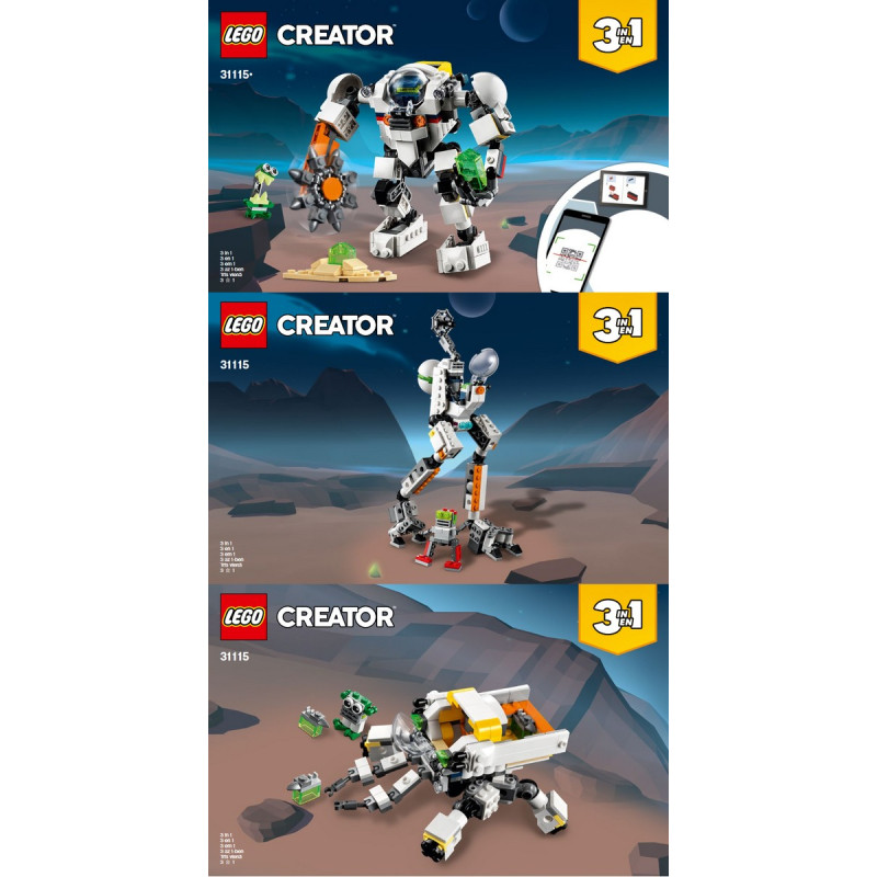 Instructions Lego Creator 31115