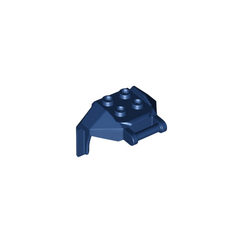 LEGO 6330153 DESIGN, BRICK 4X3X3, W/ 3.2 SHAFT - EARTH BLUE