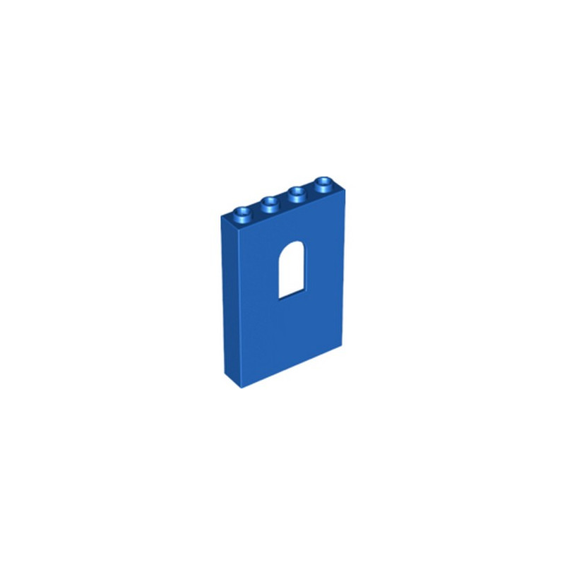 LEGO 6323932 WALL 1X4X5 W/BOWED SLIT - BLUE
