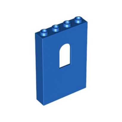 LEGO 6323932 WALL 1X4X5 W/BOWED SLIT - BLUE