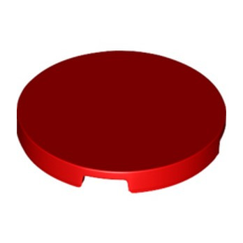 LEGO 6331874 PLATE LISSE ROND 3X3 - ROUGE