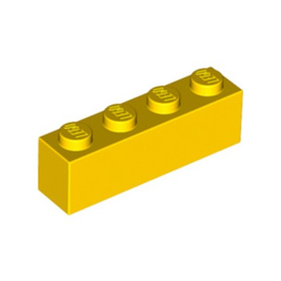 LEGO 301024 BRIQUE 1X4 - JAUNE