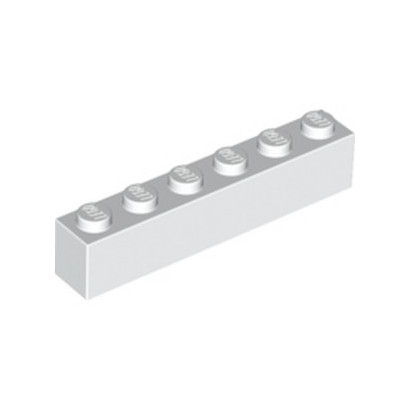 LEGO 300951 BRICK 1X6 - WHITE