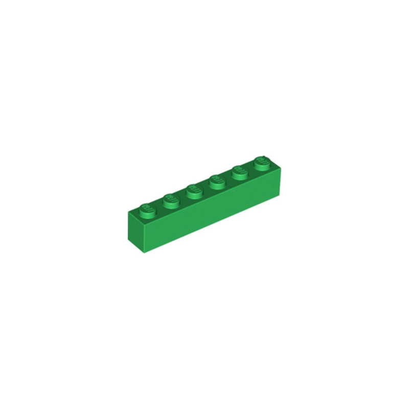 LEGO 4111844 BRIQUE 1X6 - DARK GREEN