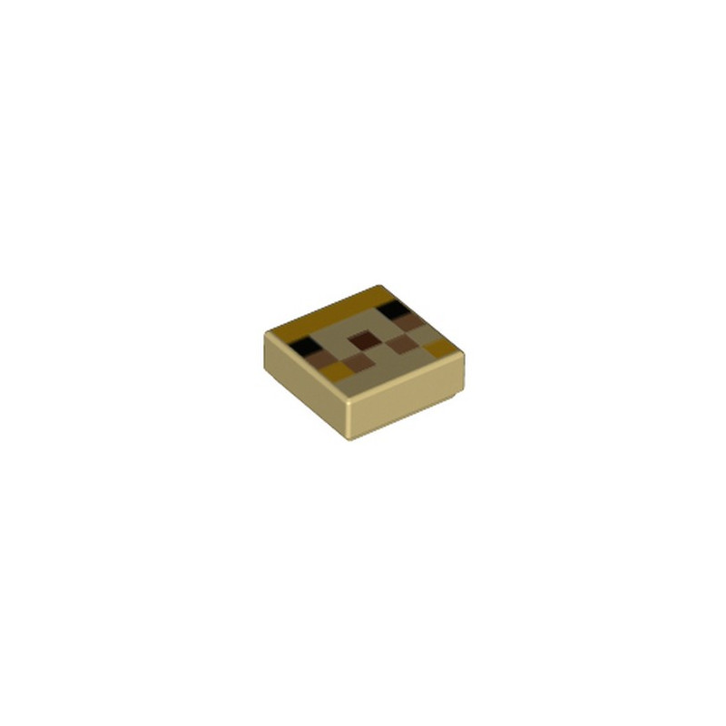 LEGO 6335322 IMPRIME 1X1 MINECRAFT - BEIGE
