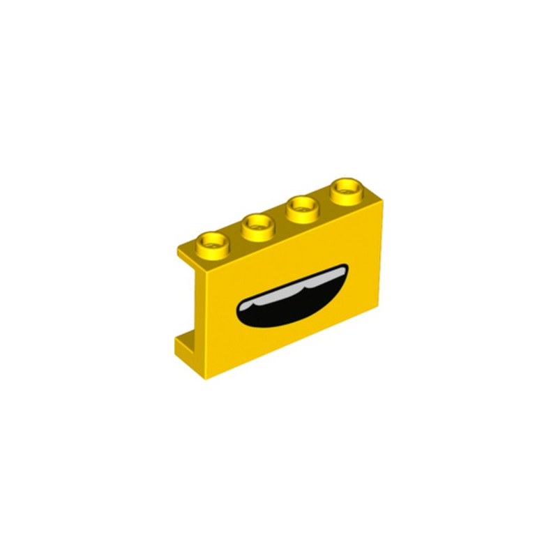 LEGO 6303547 CLOISON 1X4X2 IMPRIME - JAUNE