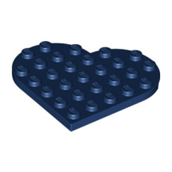 LEGO 6334054 HEART 6X6 - EARTH BLUE