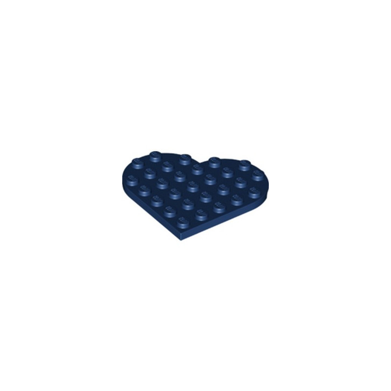LEGO 6334054 HEART 6X6 - EARTH BLUE