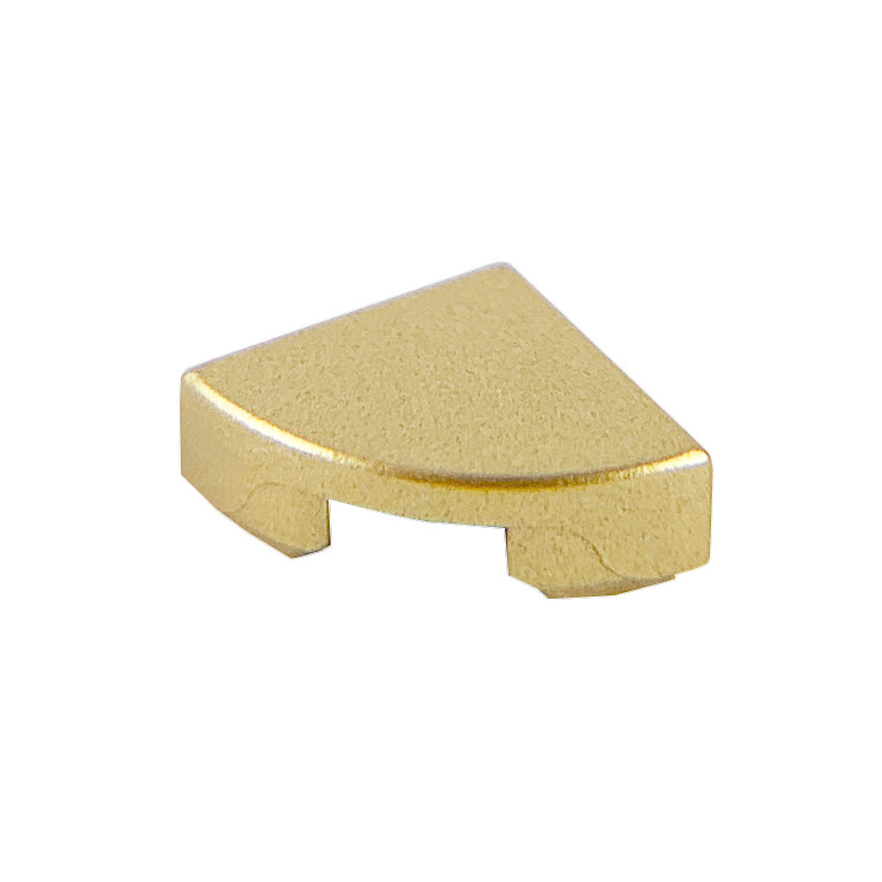 LEGO 6251591 PLATE LISSE 1/4 ROND 1X1 - GOLD INK