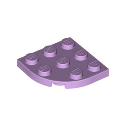 LEGO 6325970 PLATE 3X3, 1/4 CERCLE - LAVENDER