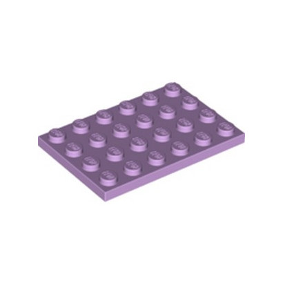 LEGO 6334052 PLATE 4X6 - LAVENDER