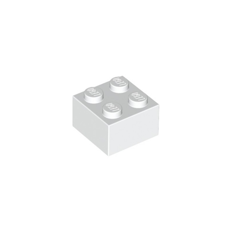 LEGO 300301 BRIQUE 2X2 - BLANC