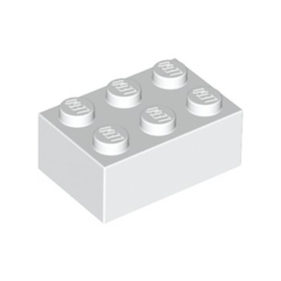 LEGO 300201 BRICK 2X3 - WHITE