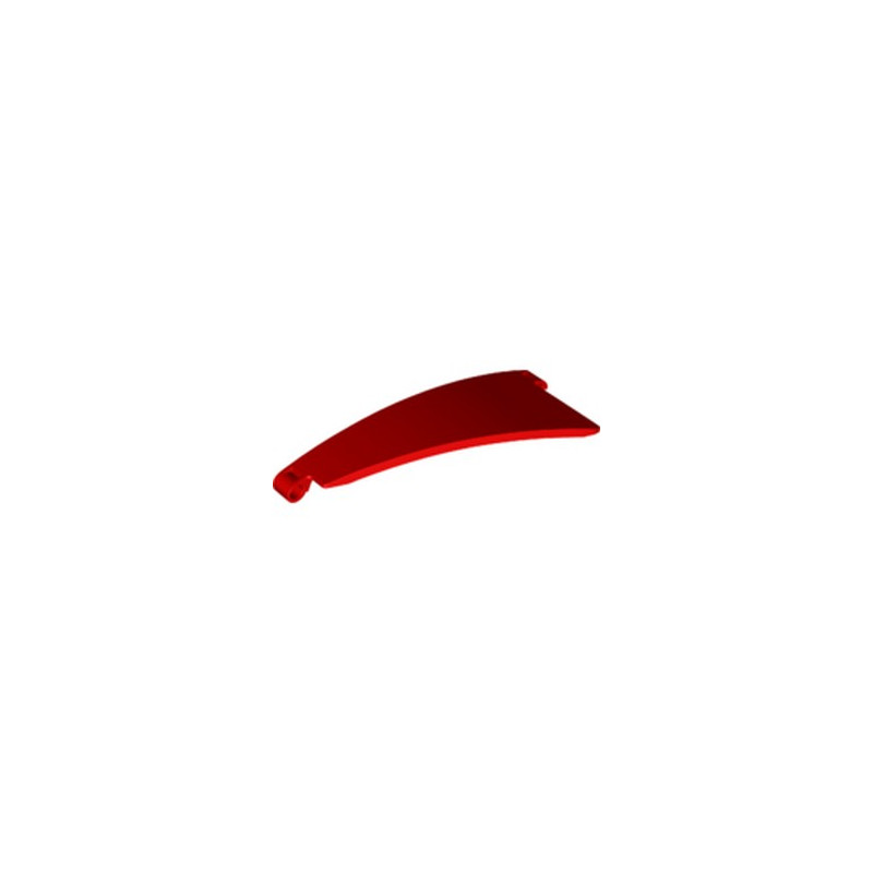 LEGO 6334504 LEFT PANEL CURVED 5X13X2 (N°50) - ROUGE