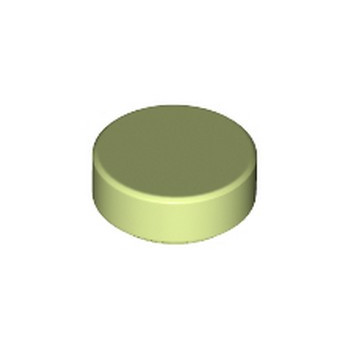 LEGO 6284598 PLATE LISSE ROND 1X1 - SPRING YELLOWISH GREEN