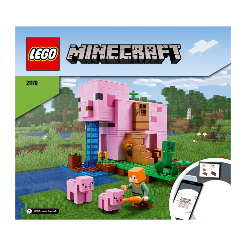Instrucciones Lego Minecraft 21170