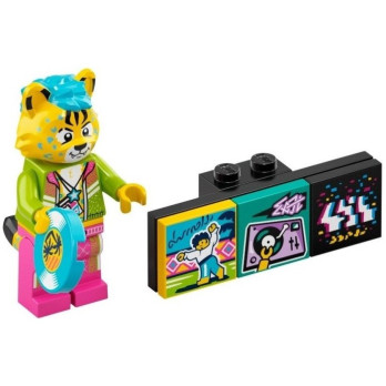 Mini Figurine Lego® Série Bandmates - DJ Cheetah