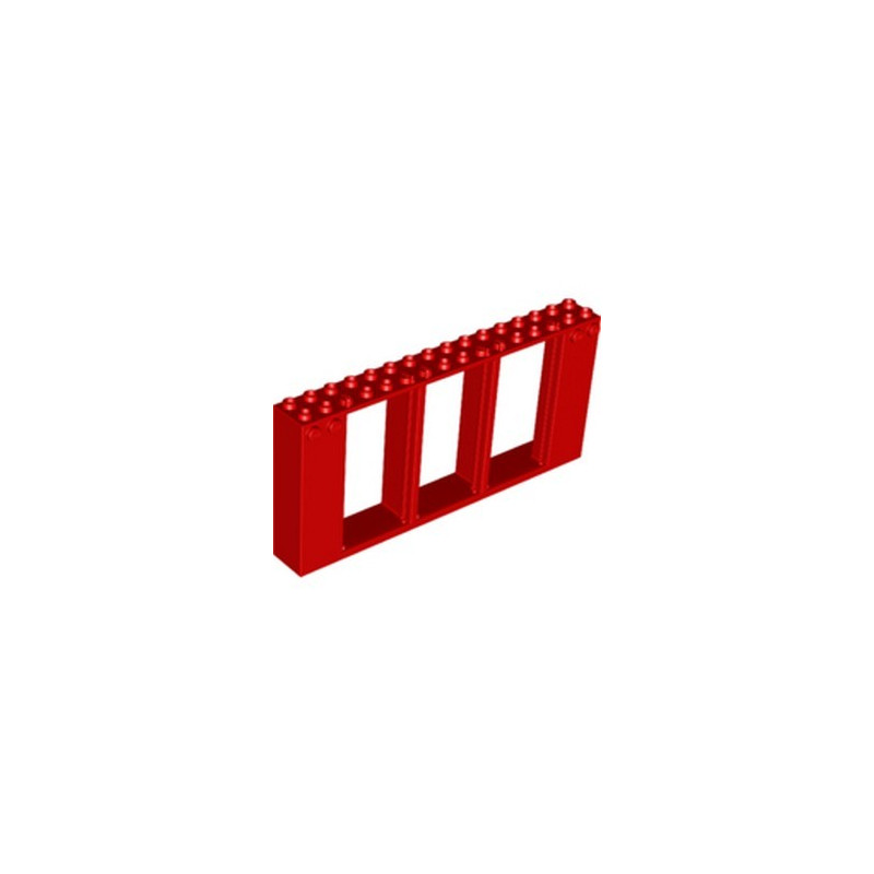 LEGO 6304962 DOOR / WINDOW 2X16X6 - RED
