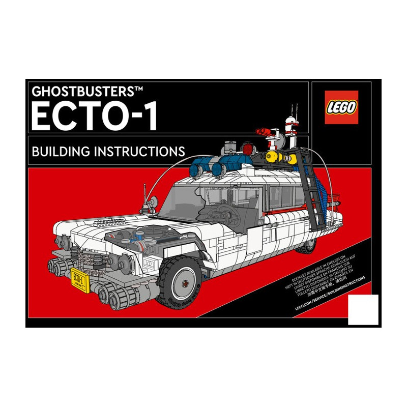 Notice / Instruction Lego Creator GhostBusters ECTO-1 10274